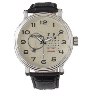 Montre Organigramme vintage de l'ophtalmologiste