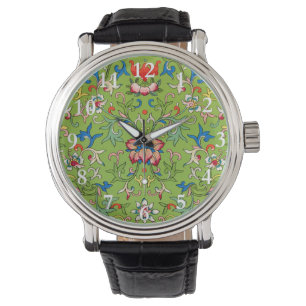 Montre Ornement floral vert vintage Owen Jones chinois