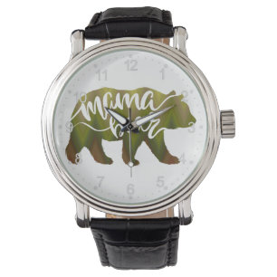 Montre Ours de maman - Choisir la couleur arrière - plan