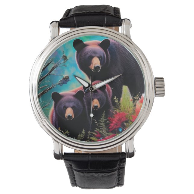 Montre Ours de Momma et petits (devant)