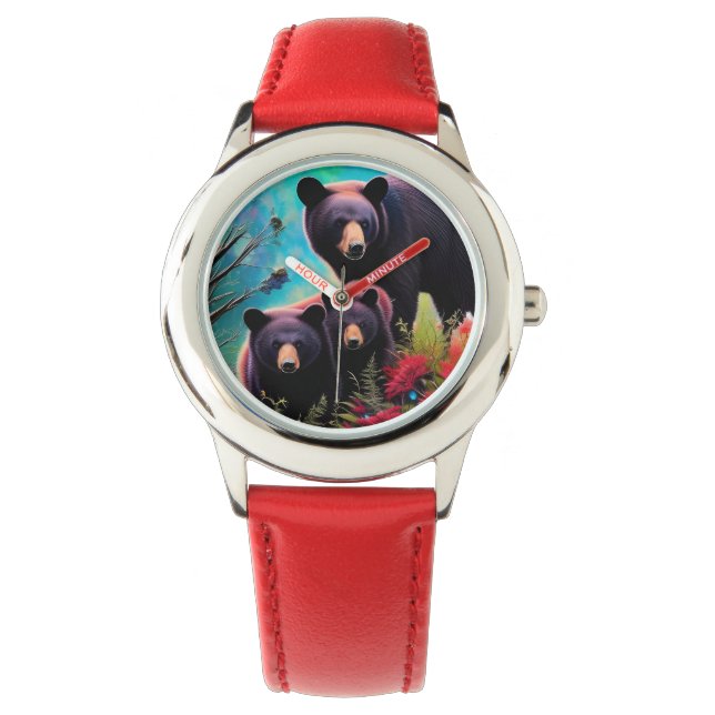 Montre Ours de Momma et petits (devant)