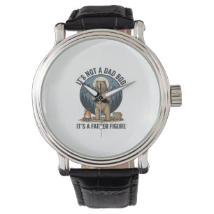 Montre Ours figure paternelle drôle design vectoriel de c