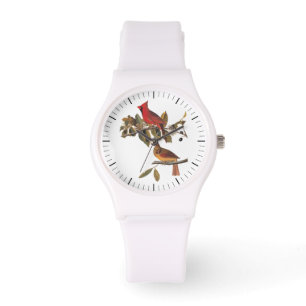 Montre Paire cardinale Audubon en amandiers sauvages