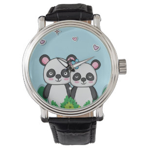 Montre Paire de Pandas