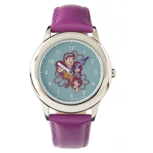 Montre Paisely Flower Scooby-Doo et le Gang (devant)