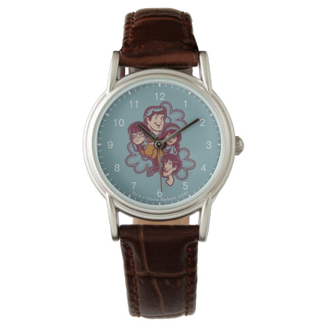Montre Paisely Flower Scooby-Doo et le Gang (devant)