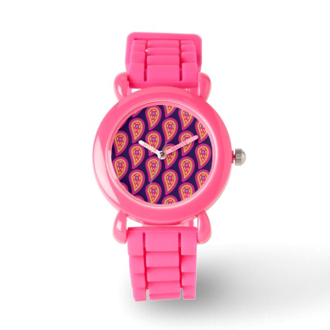 Montre Paisley coloré (Recto)