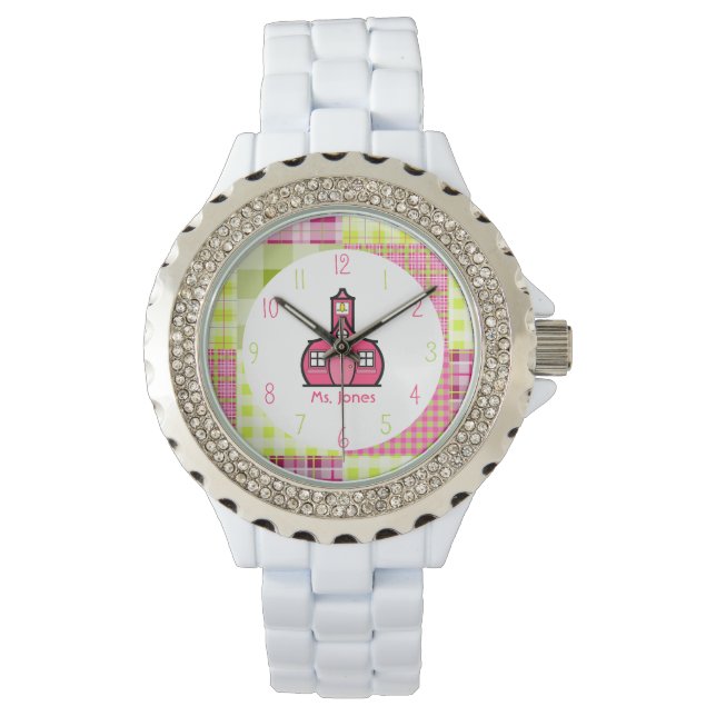 Montre Paisley & Pink Schohouse Teacher Watch (devant)