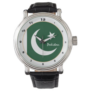 Montre Pakistan Flag & Pakistan, mode/design branché