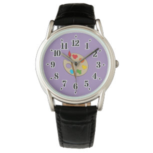 Montre Palette Artiste avec pinceau