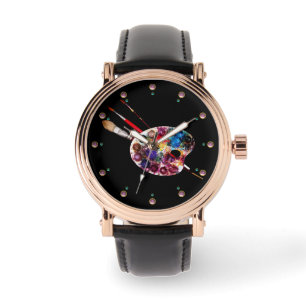 MONTRE PALETTE DE COULEUR ARTISTE ET BROUILLES