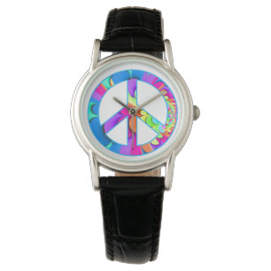 Montre Palette d'été de signe de paix