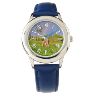 Montre Palomino Paint Horse & Rainbow Horse-lover Photo