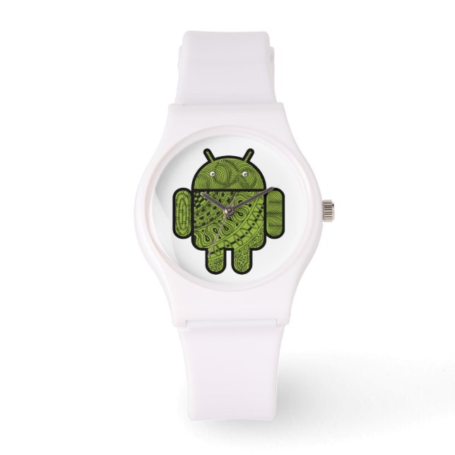 Montre Pancho Doodle Character pour Android™ (Recto)