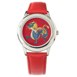 Montre Panneau astrologie chinois Zodiac Dragon Cute