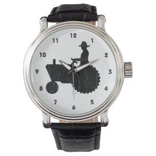 Montre Panneau de l'agriculteur sur tracteur