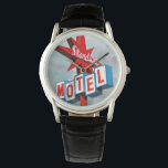 Montre Panneau du Motel Stardust<br><div class="desc">Signe Motel Stardust Artiste : Naomi McCavitt</div>