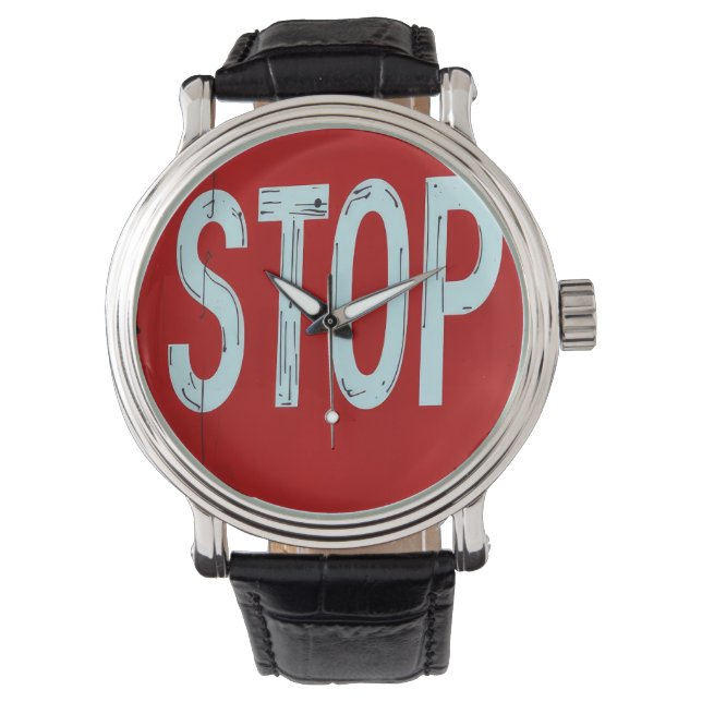 Montre Panneau stop  (devant)