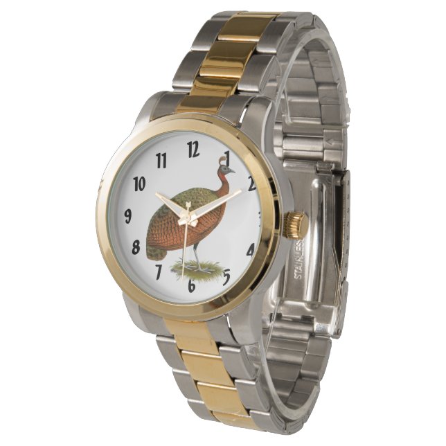 Montre Paon : Congo Peahen (Incliné)