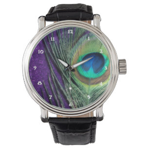 Montre Paon pourpre renversant