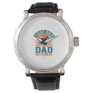 Montre Papa Chèvre Comme un Papa Régulier Mais Plus Cool