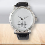 Montre Papa Depuis 20XX Moderne Simple Preppy<br><div class="desc">Ce design simple et moderne est composé de la typographie de san serif.</div>