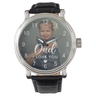 Montre Papa Je t'aime Photo Élégante