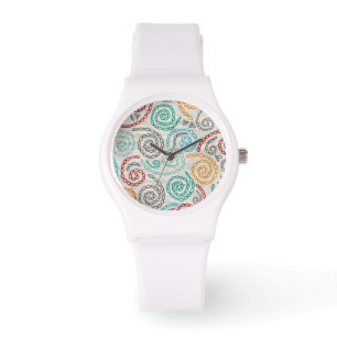 Montre Papier fripé par fantaisie de broderie