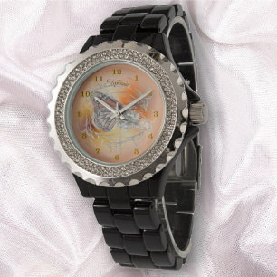 Montre Papillon Abstrait