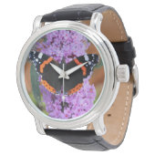 Montre Papillon Amiral Rouge (Incliné)