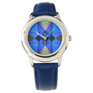 Montre Papillon bleu