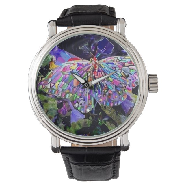 Montre Papillon de jardin secret (devant)