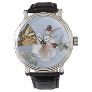 Montre Papillon et colibris