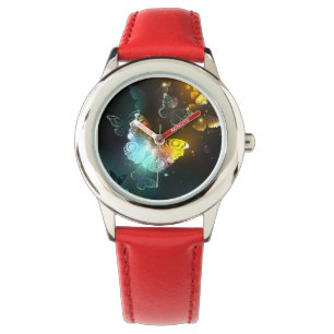 Montre Papillon lumineux et papillons de nuit