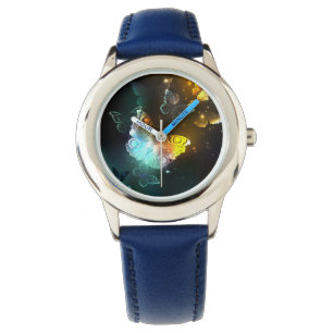 Montre Papillon lumineux et papillons de nuit