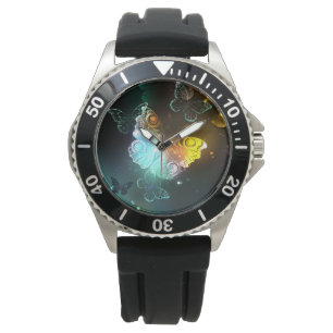 Montre Papillon lumineux et papillons de nuit