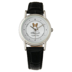 Montre Papillon Maman Pap Maman (blanc & sable) Mignonne 