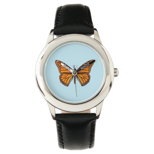 Montre Papillon monarque (devant)