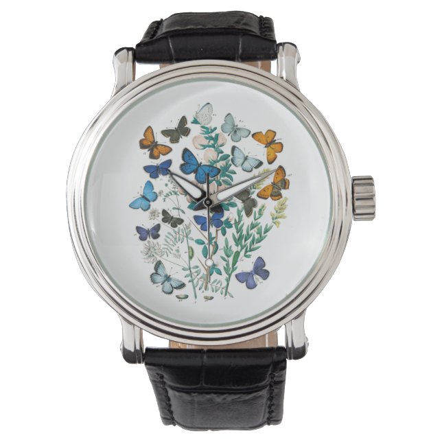 Montre Papillon Monarque - Papillon esthétique (devant)