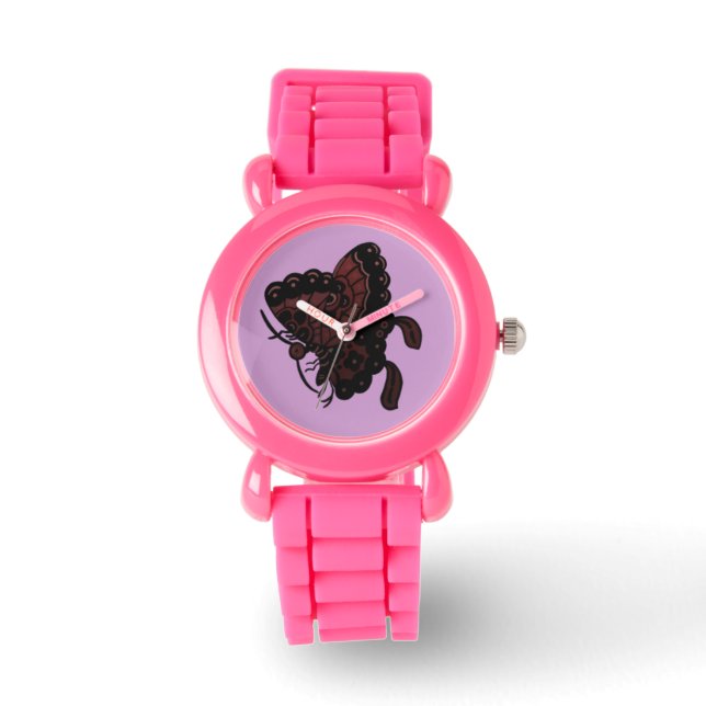 Montre Papillon pourpre (Recto)