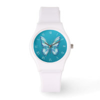 Papillon turquoise