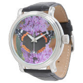 Montre Papillon Vanessa atalanta (Incliné)