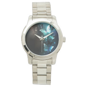 Montre Papillons de nuit à la menthe