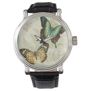 Montre Papillons jumeaux