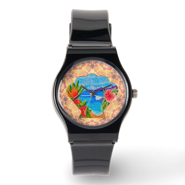 Montre Paradis hawaïen (Recto)