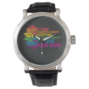 Montre Parents LGBT Pride Acceptant Je suis Votre Maman M