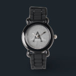 Montre Parties scintillant d'argent et Monogramme étincel<br><div class="desc">Parties scintillant Argent Faux et Monogramme Élégant Parkle. Cette montre peut être customisée pour inclure votre nom initial et prénom. La Parties scintillant Watch fait un grand cadeau de Fête des mariées,  fête d'anniversaire ou fête de bachelorette pour cette personne spéciale qui aime le rose.</div>