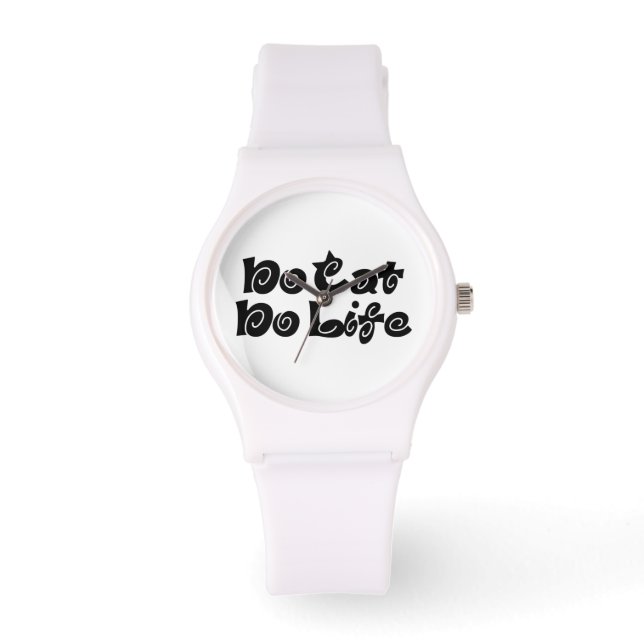 Montre Pas de chats, pas de vie (Recto)