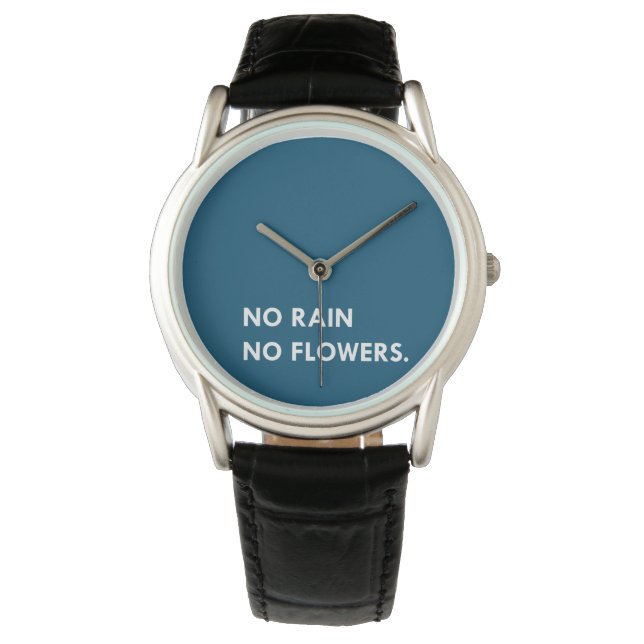 Montre Pas de pluie ni de fleurs (devant)