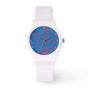 Montre passion pourpre sensation de lune bleue art vertig